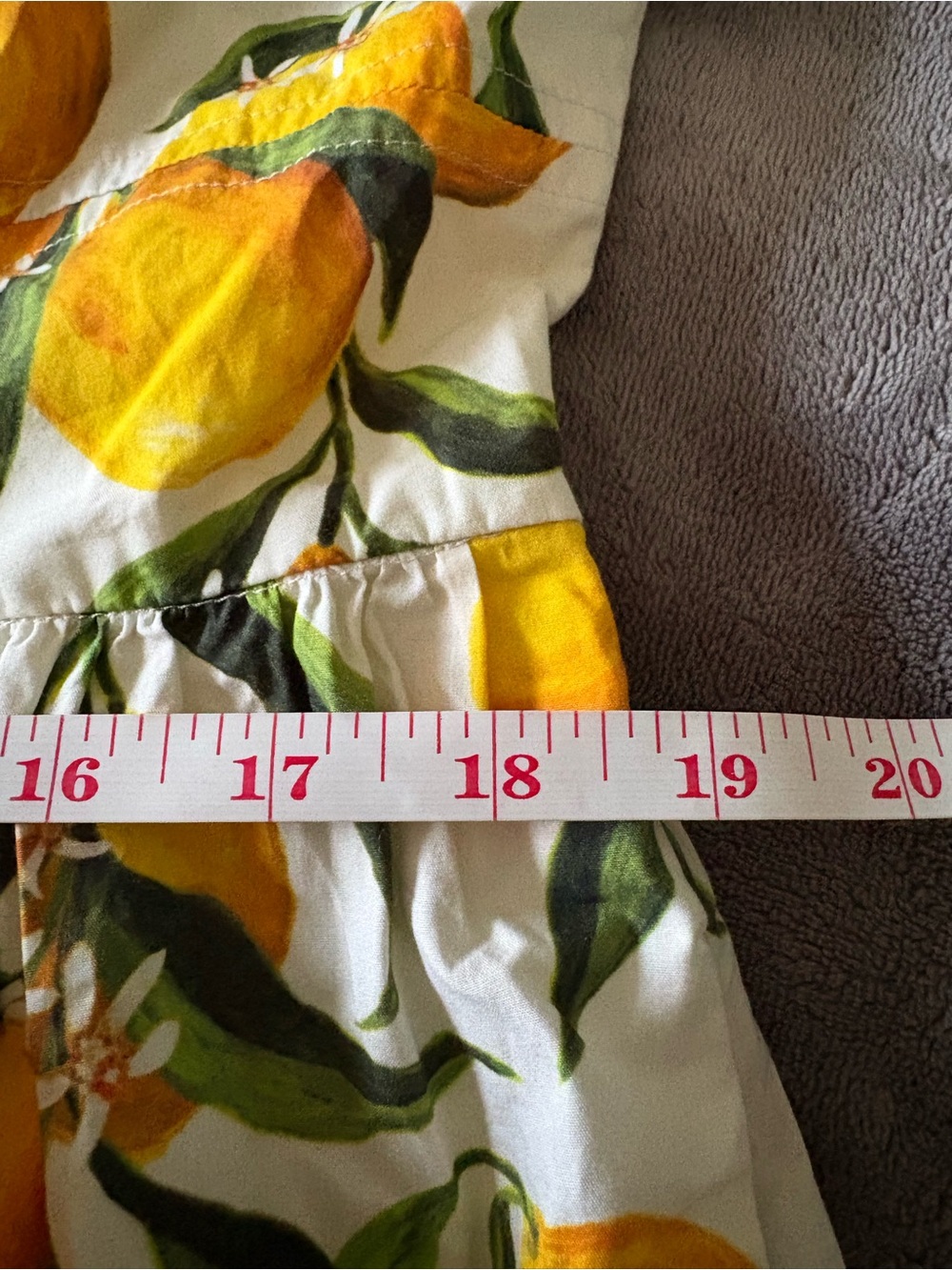 J. Crew 16 Limoncello Lemon Print Cotton Tiered Summer Plus Sundress 1X - Picture 14 of 16
